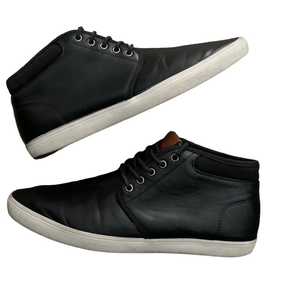 Aldo Men’s Casual Black Tie Up Chukka Shoe Boot Mid Rise Sneaker Size 9.5